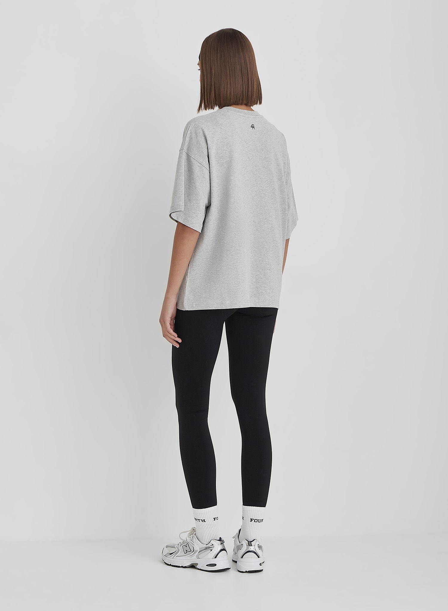 Grey Sunday Distressed Slogan Oversized T-Shirt